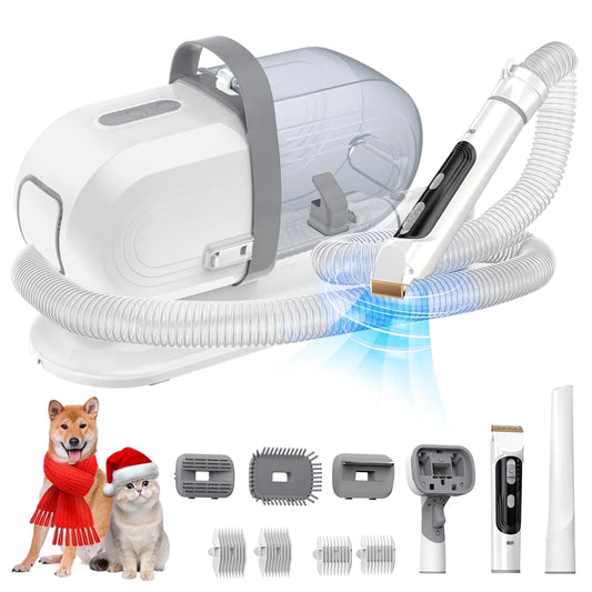 Pet Grooming Vacuum Kit for Dogs & Cats