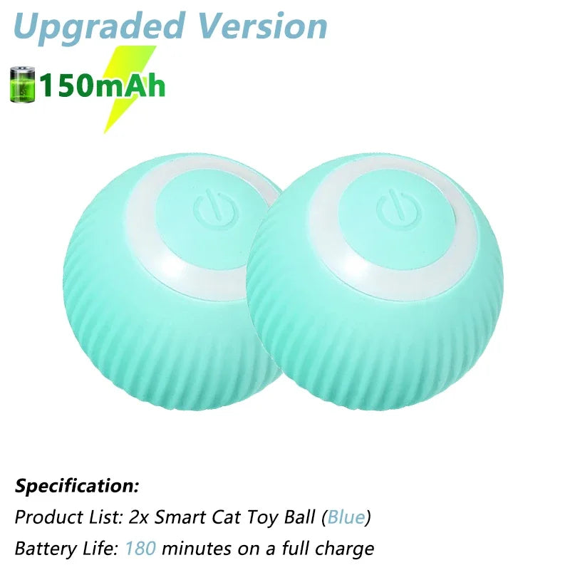 Rechargeable Interactive Cat Ball Toy for Indoor Cats