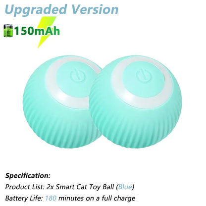 Rechargeable Interactive Cat Ball Toy for Indoor Cats