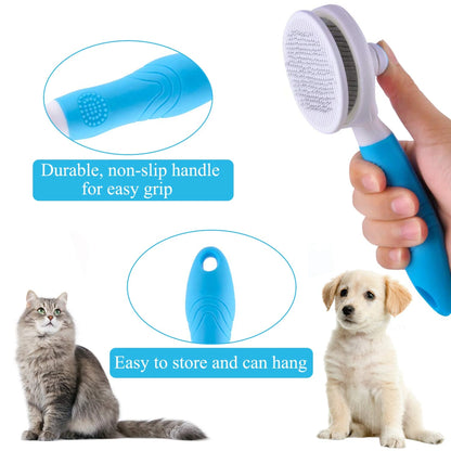 Self-Cleaning Slicker Brush