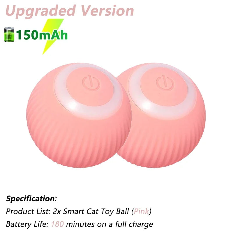 Rechargeable Interactive Cat Ball Toy for Indoor Cats