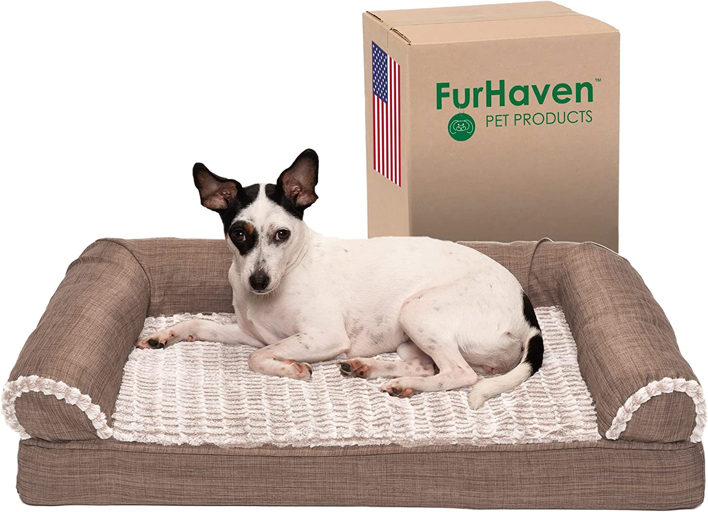 Memory Foam Dog Bed with Washable Cover