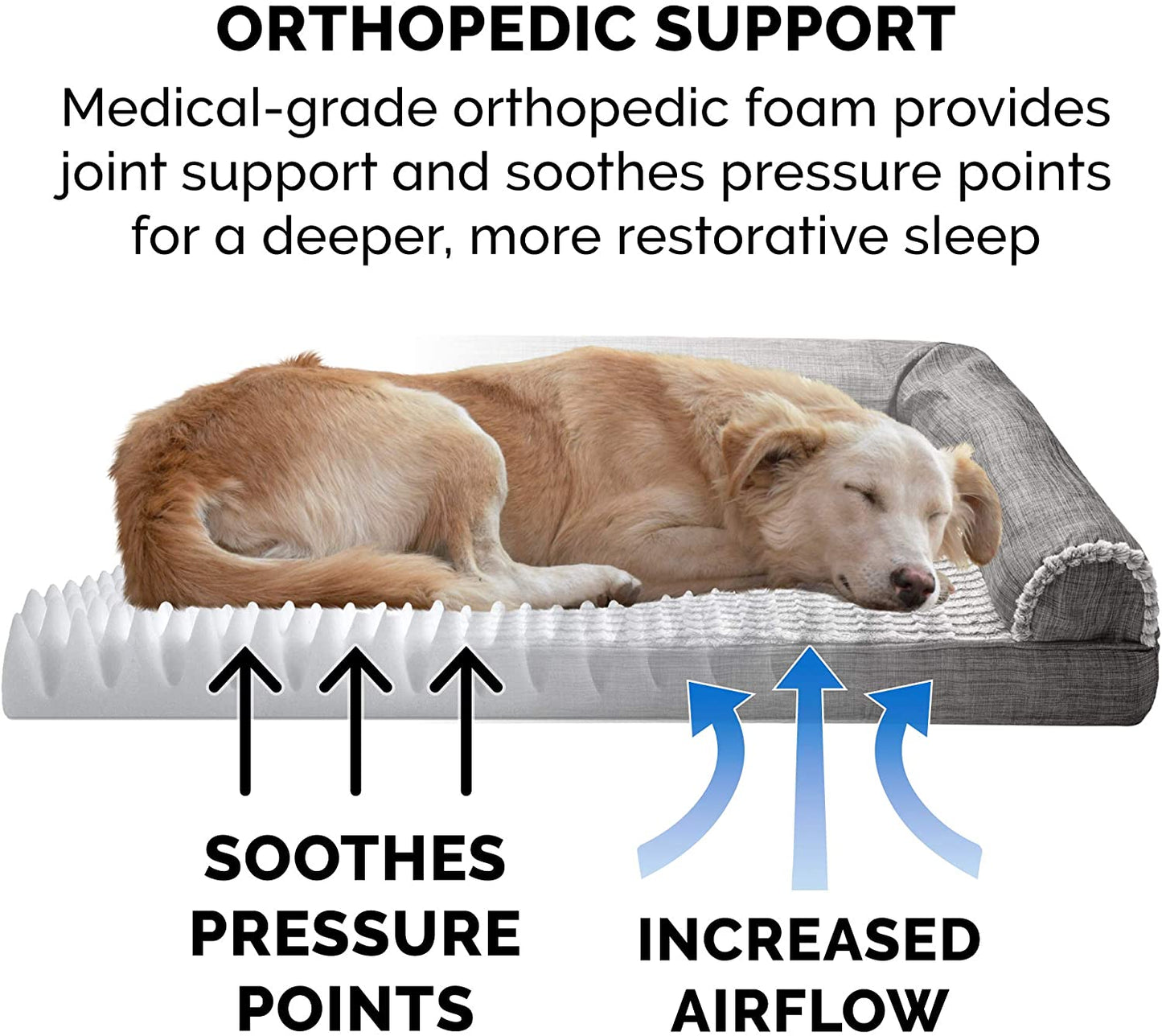 Orthopedic Dog Bed with Washable Cover
