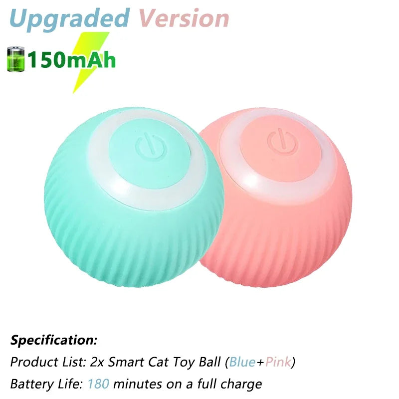 Rechargeable Interactive Cat Ball Toy for Indoor Cats