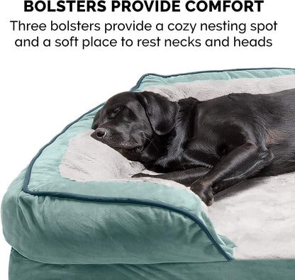 Small Memory Foam Dog Bed with Washable CoverD