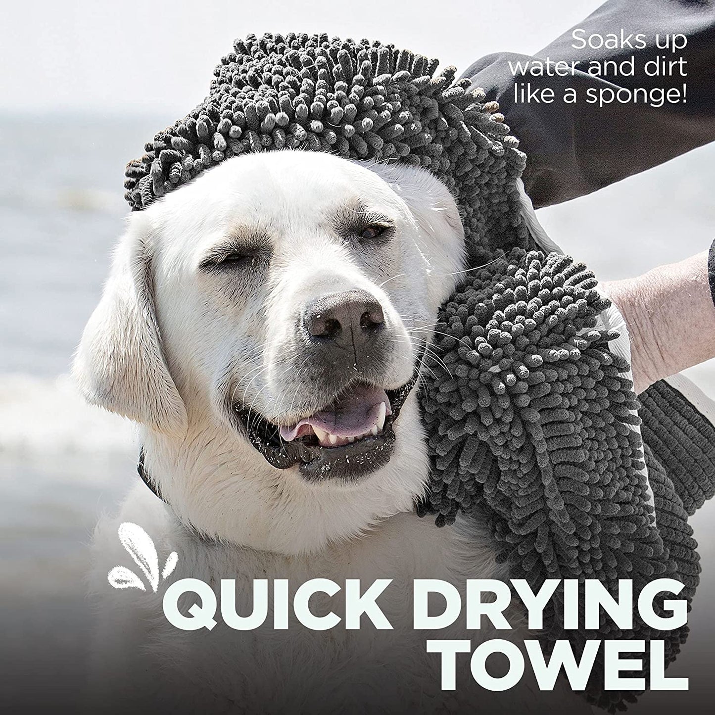 Quick-Dry Microfiber Dog Towel