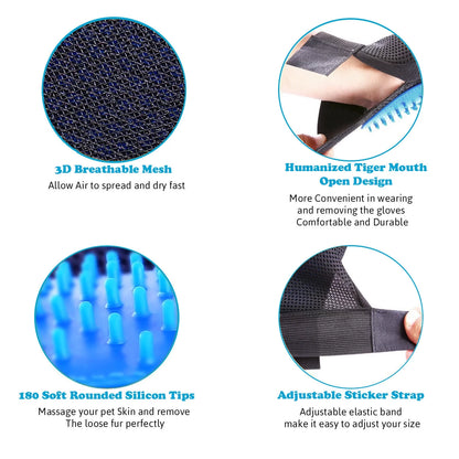 Pet Grooming Gloves