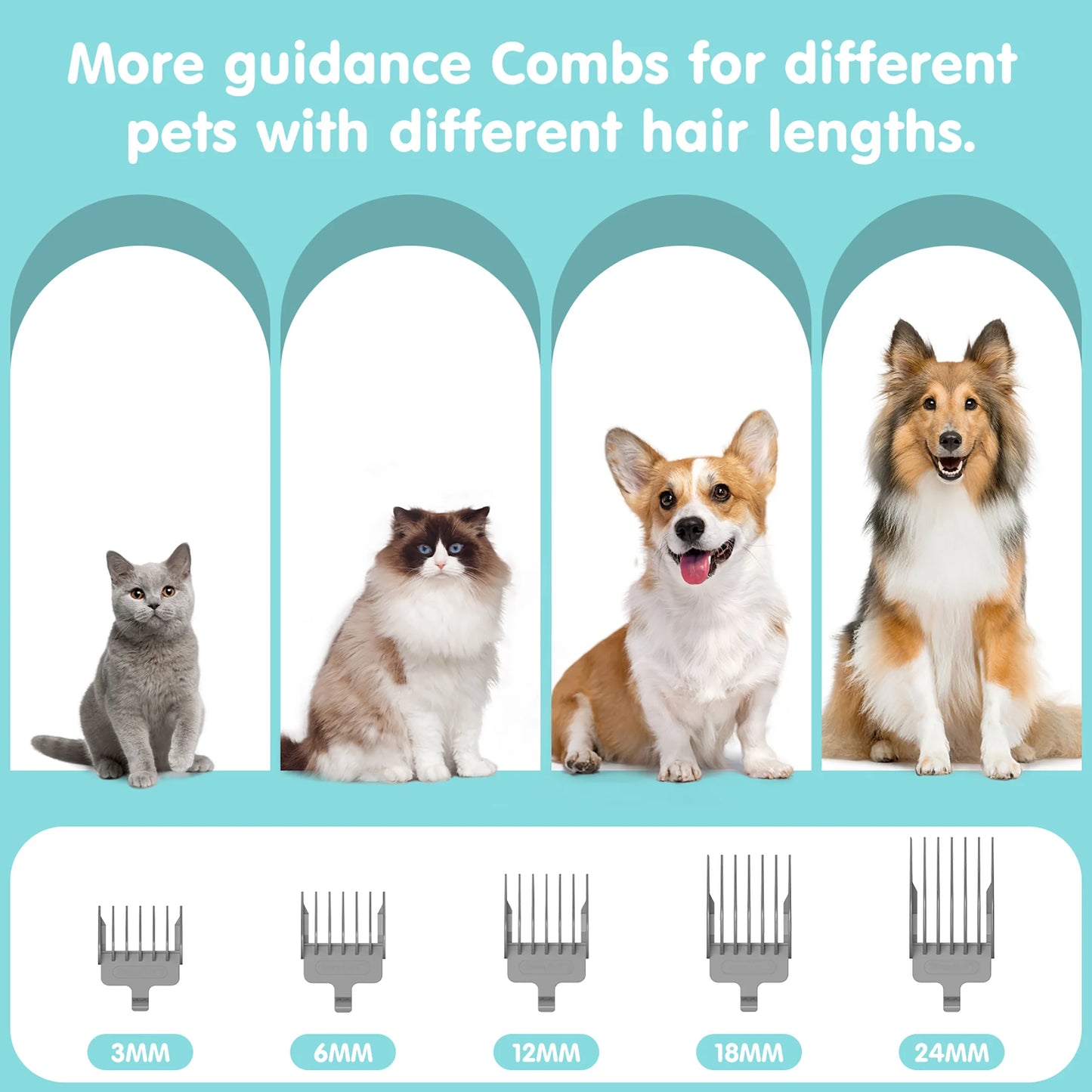 Pet Grooming Vacuum 6-1 Kit