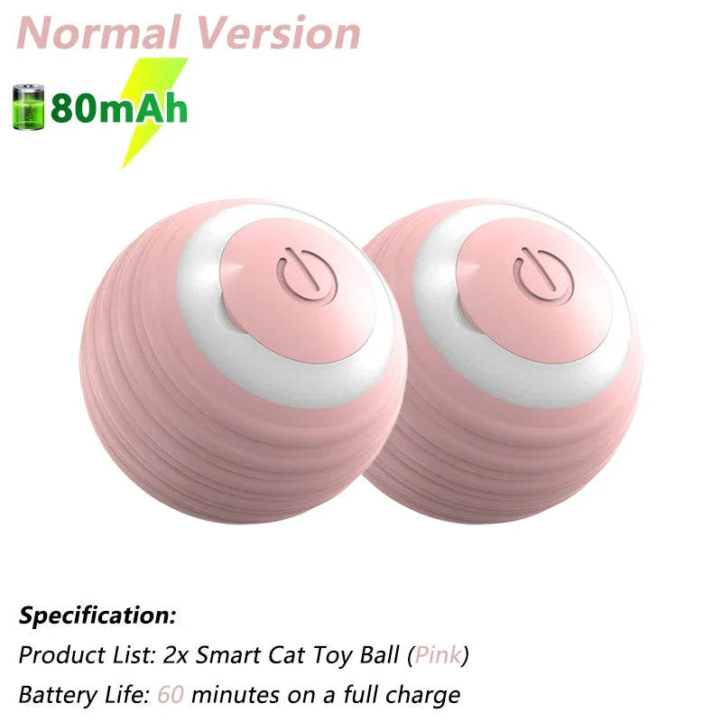 Rechargeable Interactive Cat Ball Toy for Indoor Cats