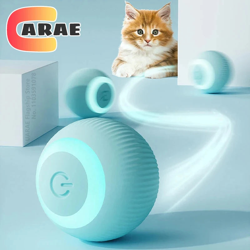 Rechargeable Interactive Cat Ball Toy for Indoor Cats