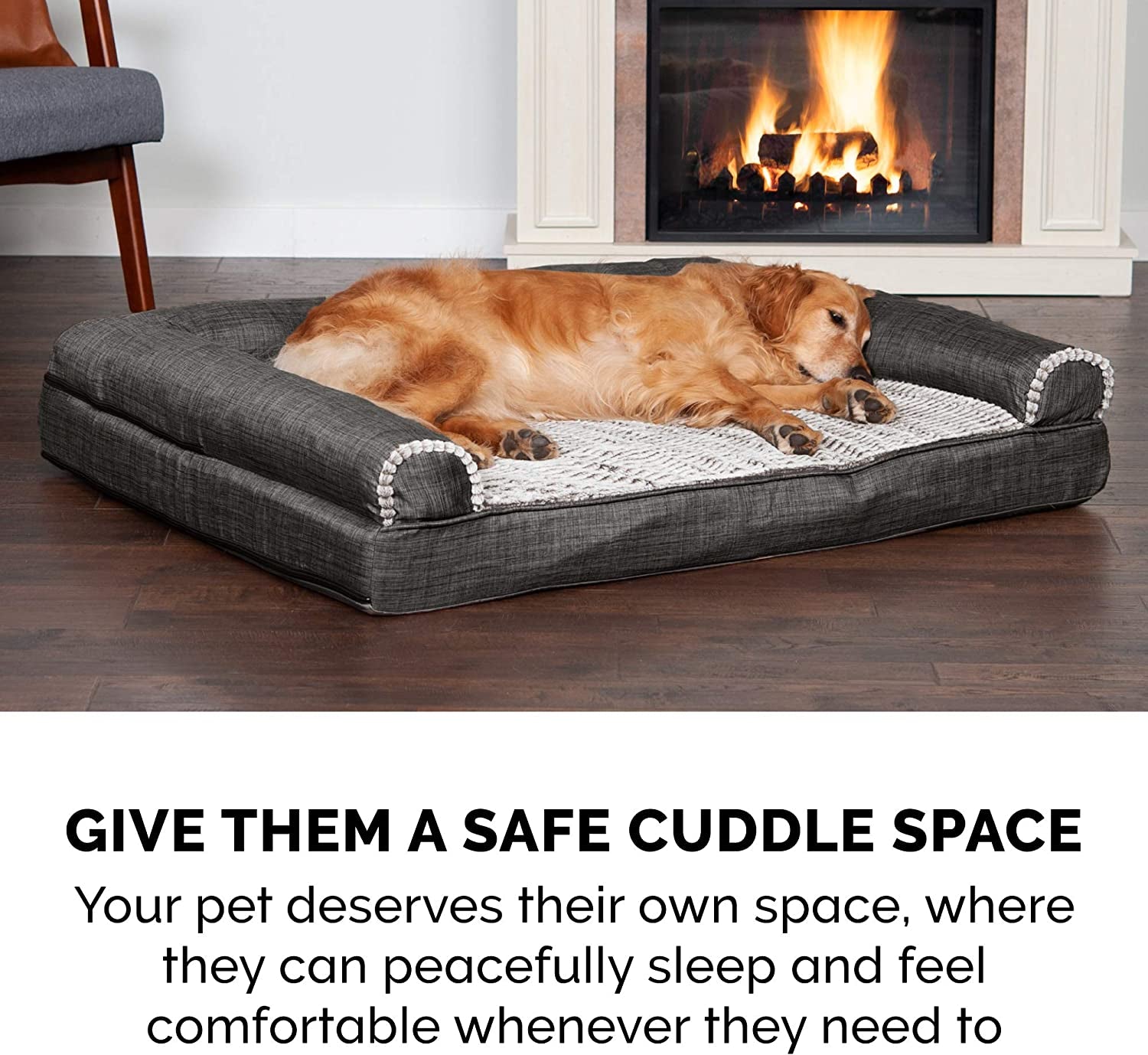 Orthopedic Dog Bed with Washable Cover
