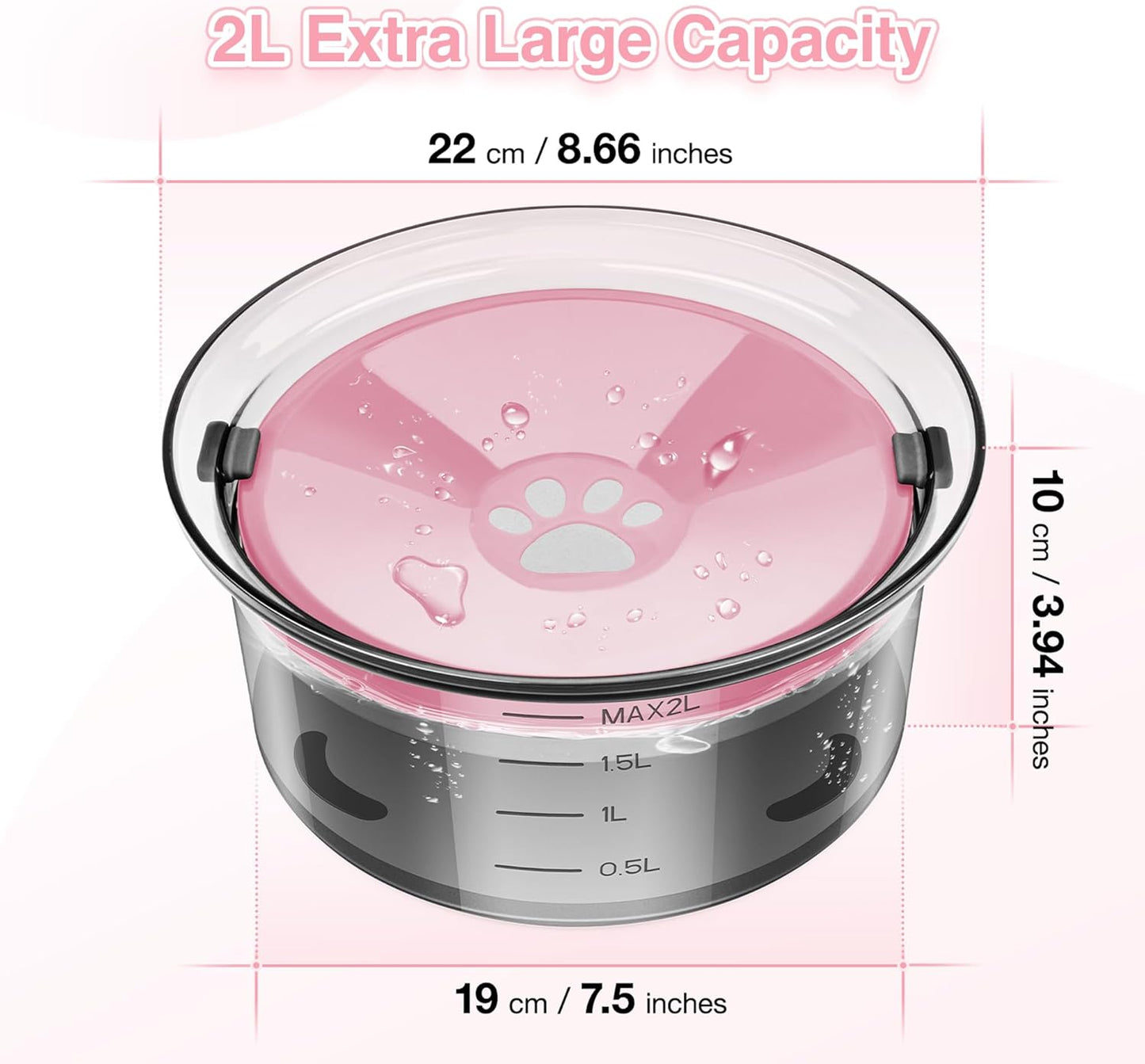 No-Spill Dog Water Bowl