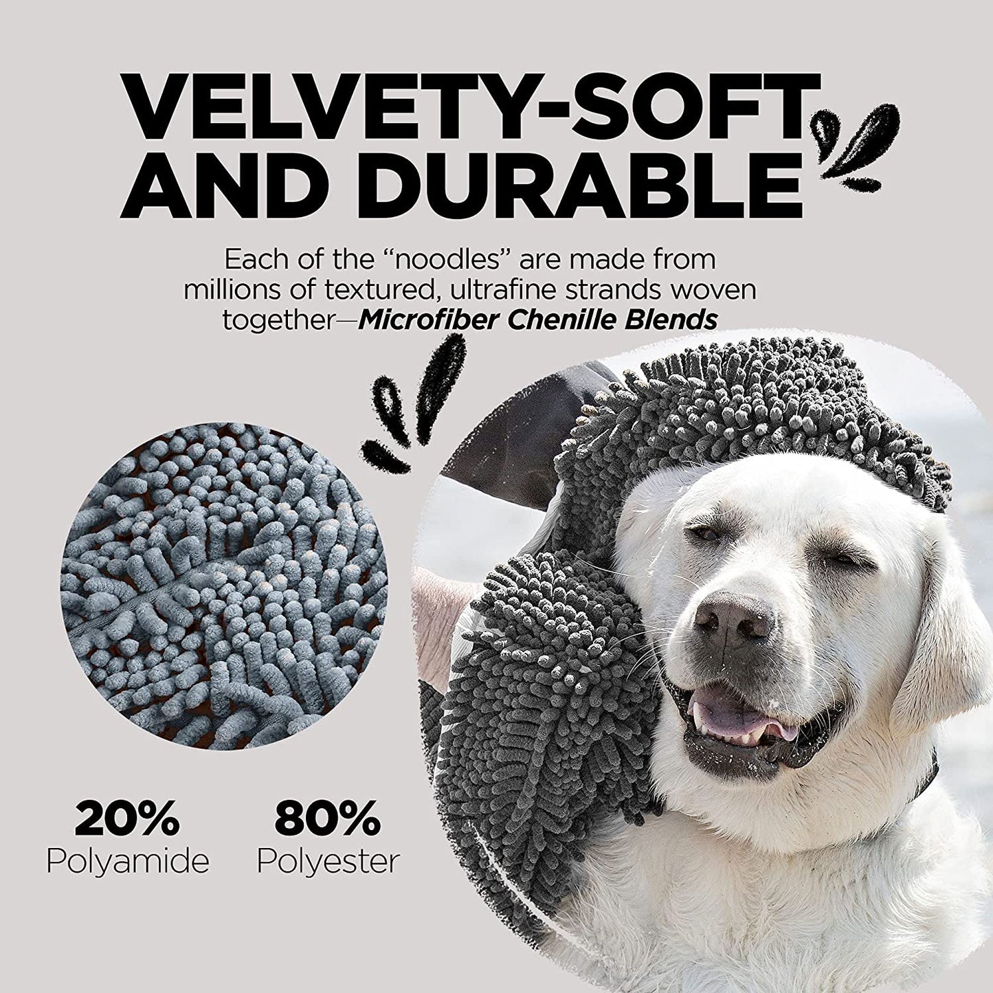 Quick-Dry Microfiber Dog Towel