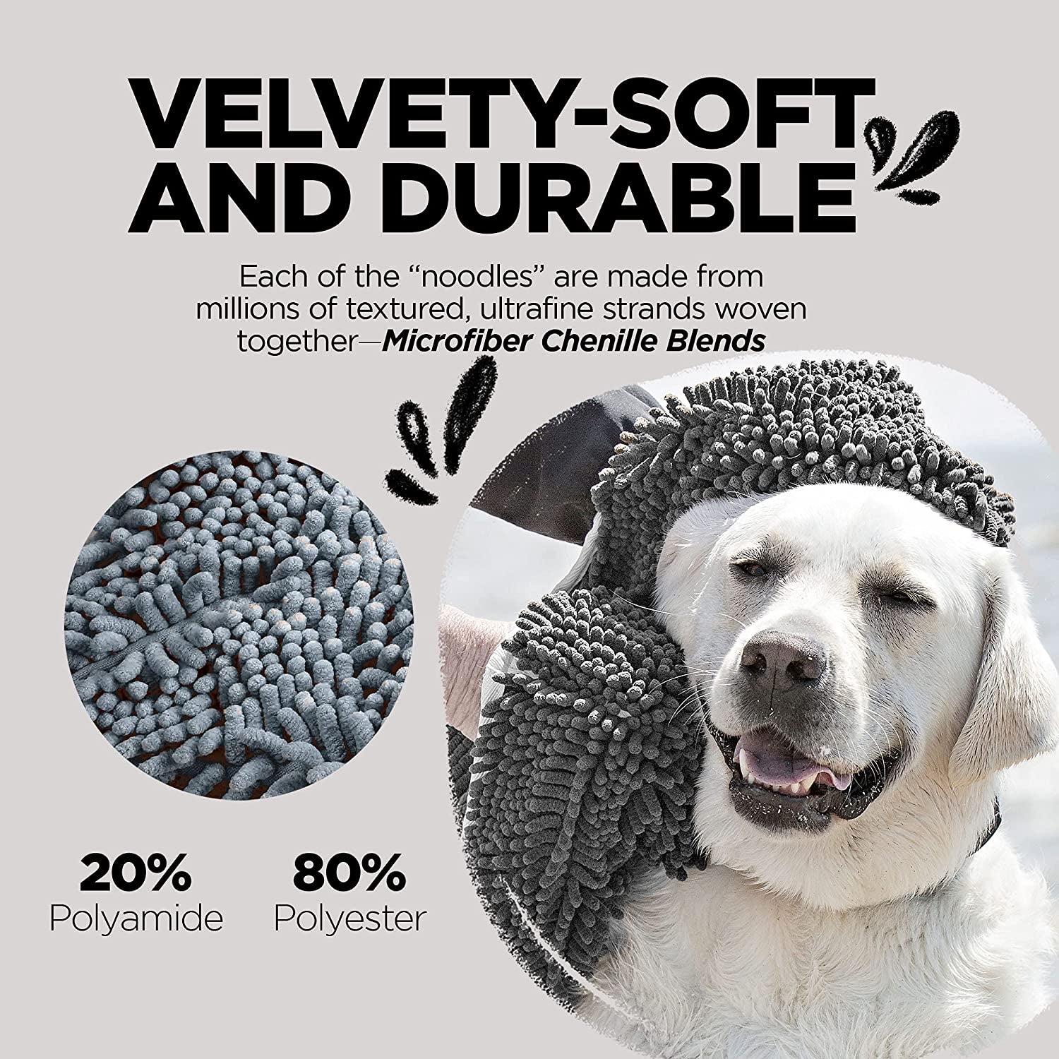 Quick-Dry Microfiber Dog Towel