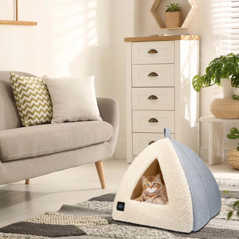 2-in-1 Cozy Cat Bed