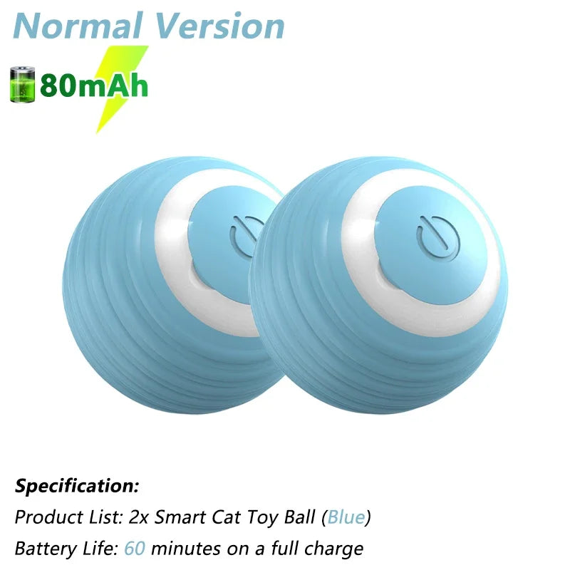 Rechargeable Interactive Cat Ball Toy for Indoor Cats