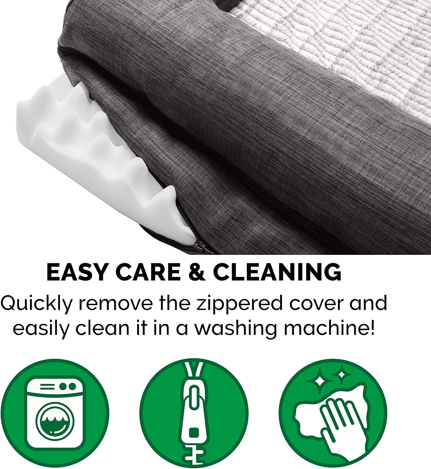 Orthopedic Dog Bed with Washable Cover