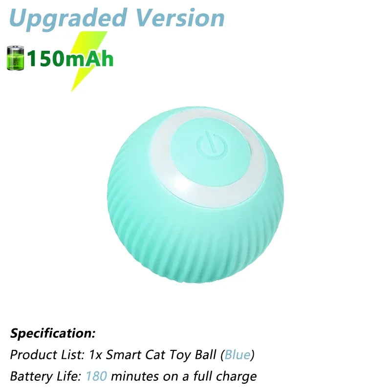 Rechargeable Interactive Cat Ball Toy for Indoor Cats