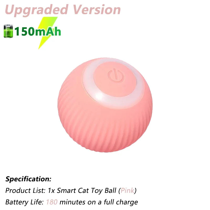 Rechargeable Interactive Cat Ball Toy for Indoor Cats