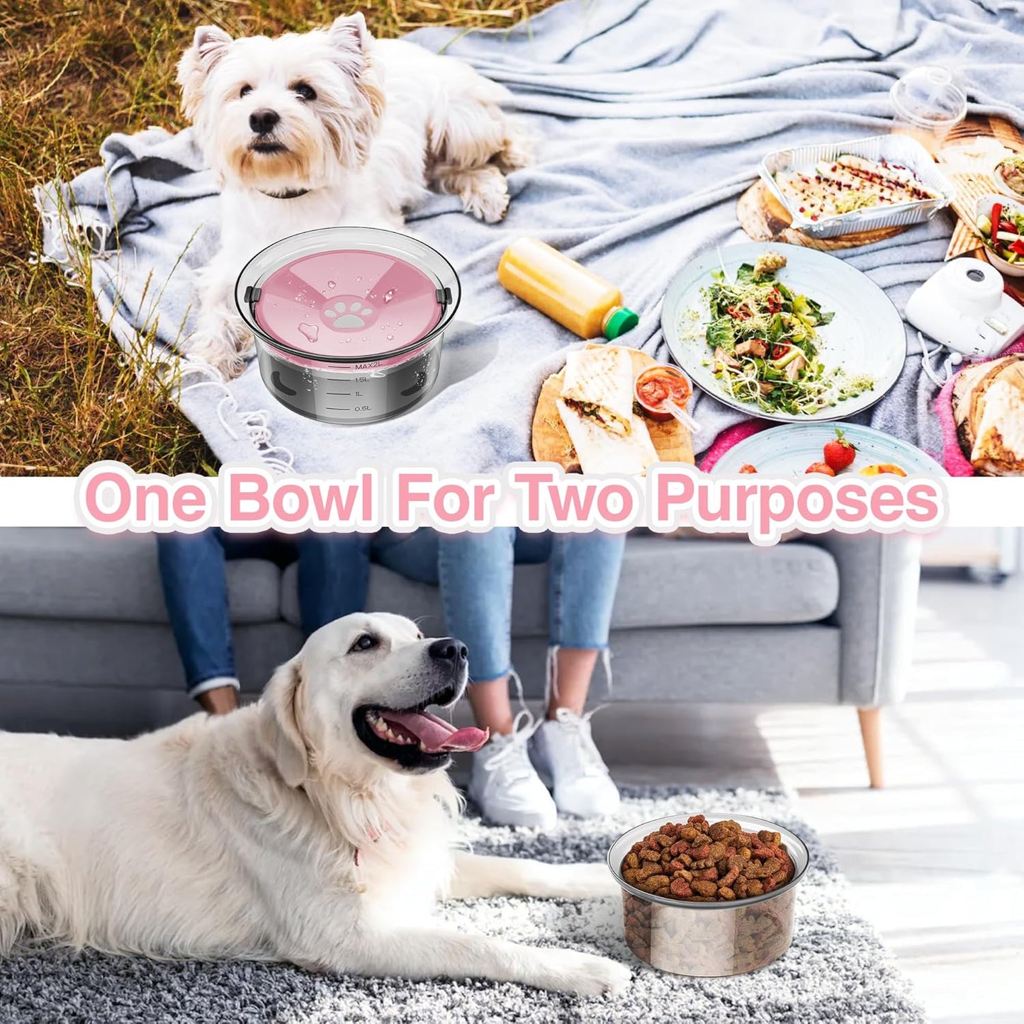 No-Spill Dog Water Bowl