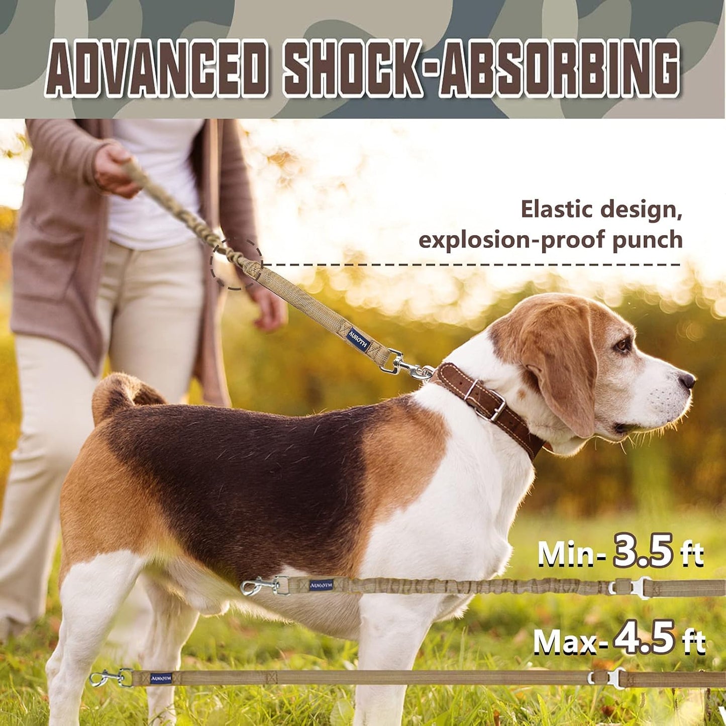 Heavy Duty Bungee Dog Leash