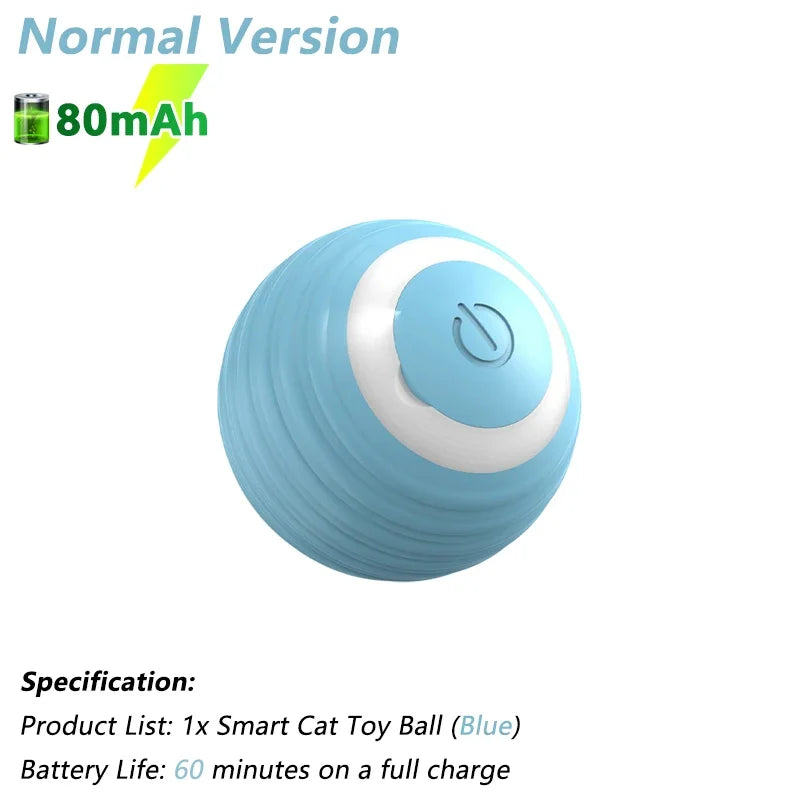 Rechargeable Interactive Cat Ball Toy for Indoor Cats