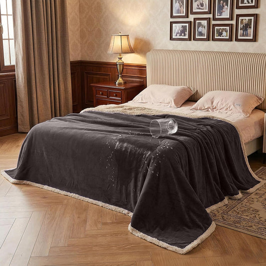 Large Waterproof Pet Blanket for Bed & Couch