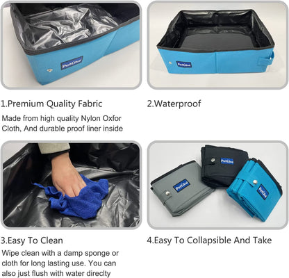 Portable Travel Cat Litter Box