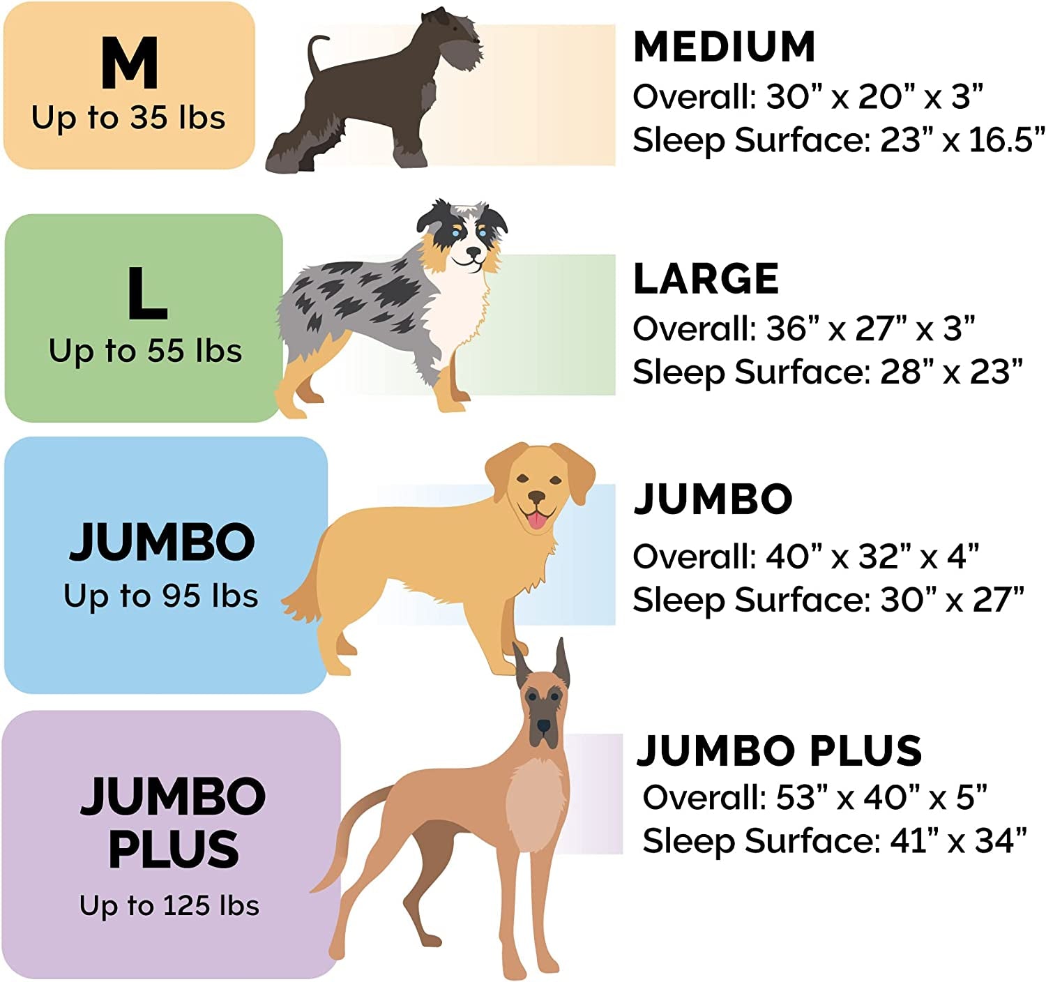 Orthopedic Dog Bed with Washable Cover