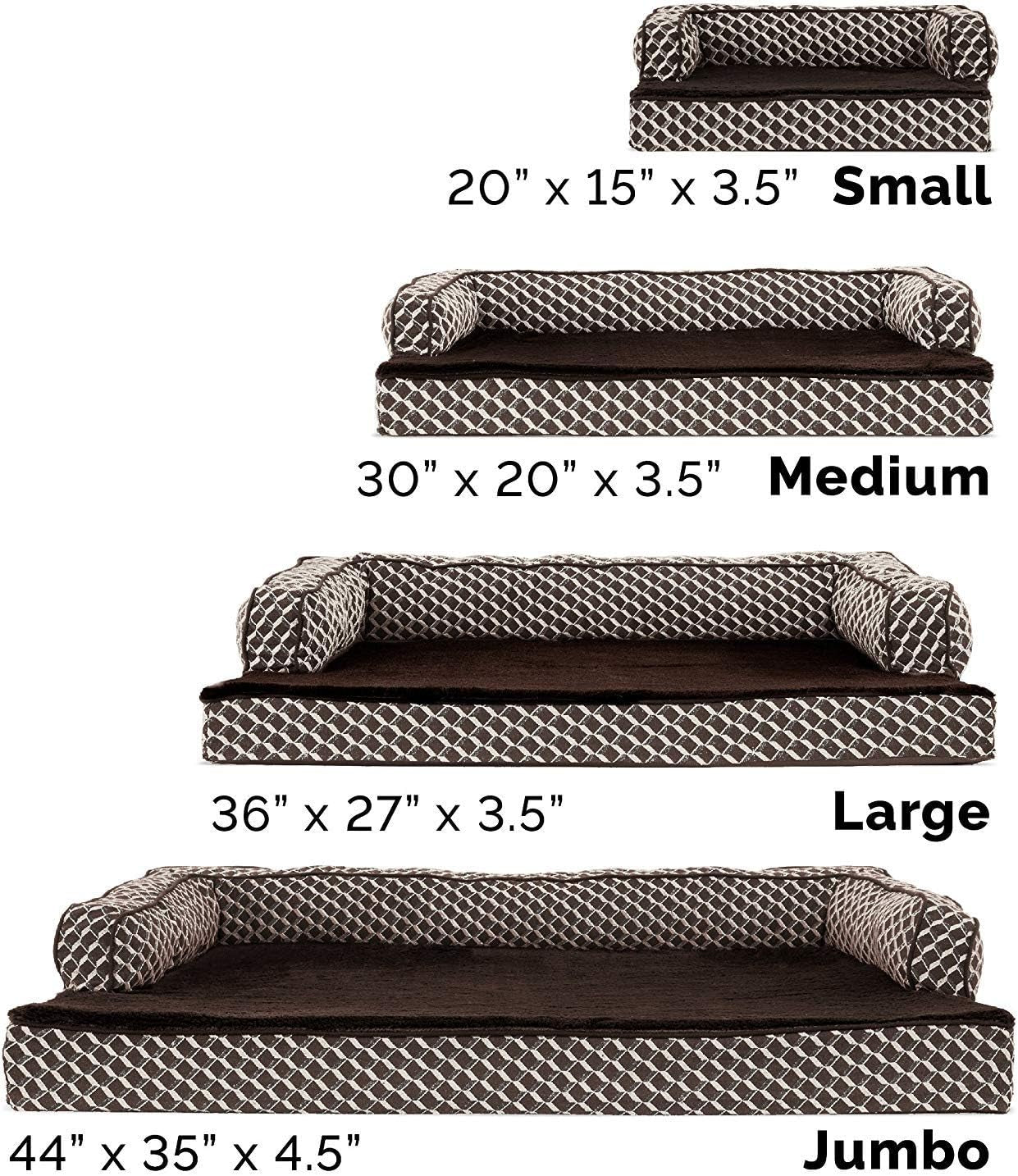 Orthopedic Dog Bed with Washable Cover