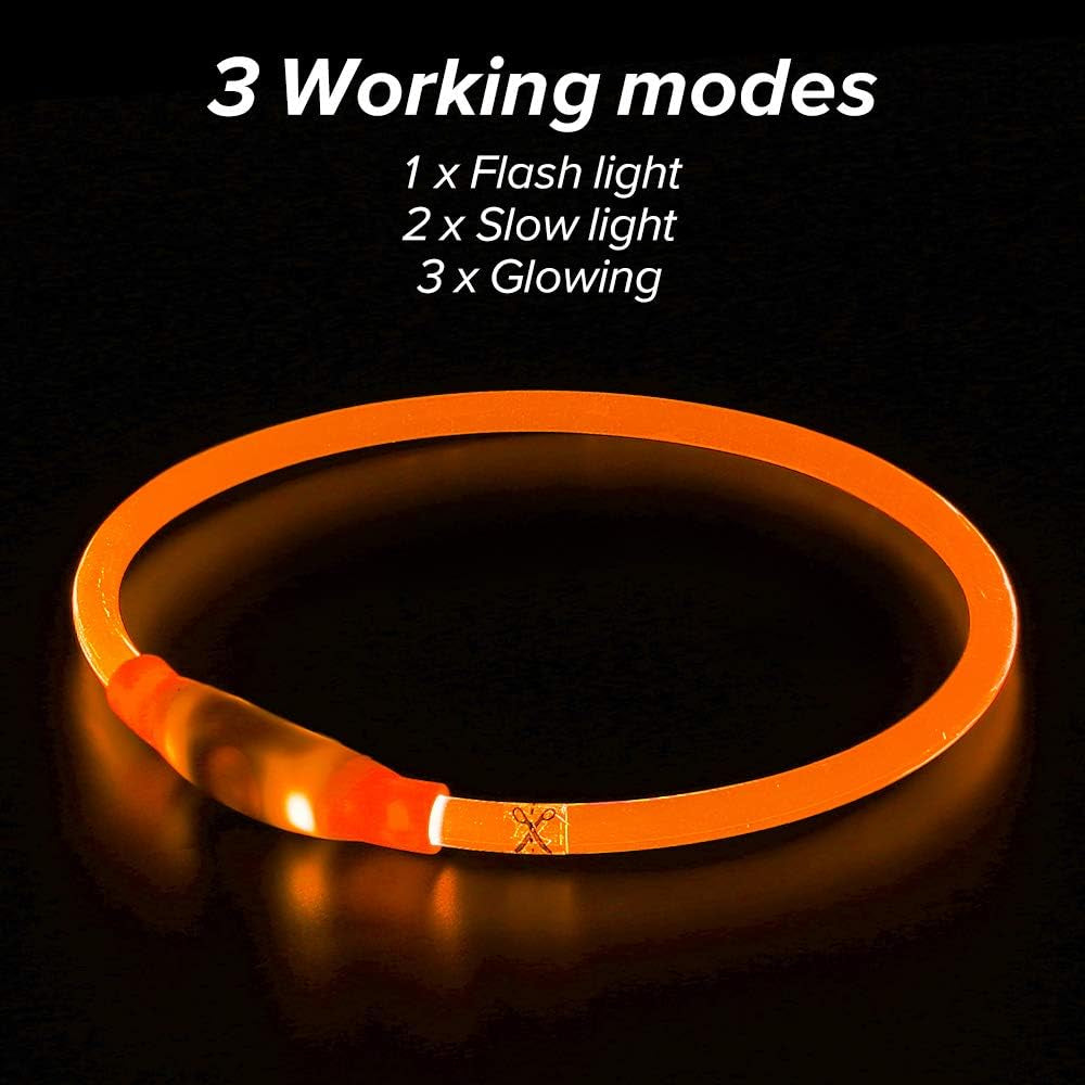 Rechargeable LED Dog Collar