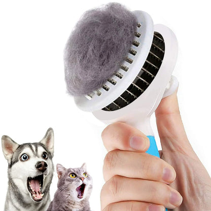 Self-Cleaning Slicker Brush